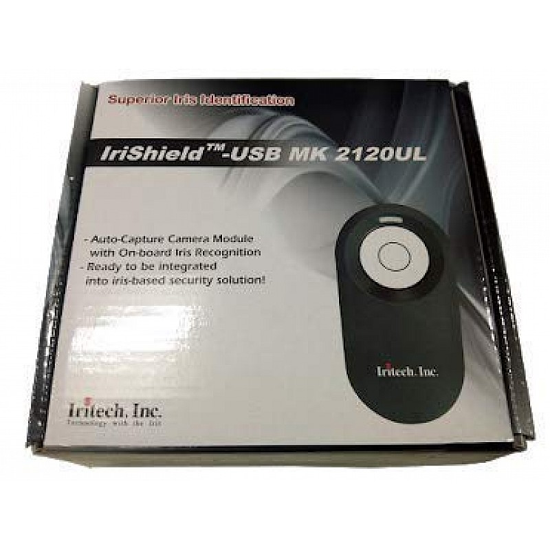 Iritech IriShield Microfiber USB Single IRIS Scanner with RD Service (Black)