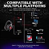 EKSA E900Pro Gaming Wired Over Ear Headphones with Virtual 7.1 Surround Sound, Noise Cancelling with Mic Black