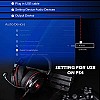 EKSA E900Pro Gaming Wired Over Ear Headphones with Virtual 7.1 Surround Sound, Noise Cancelling with Mic Black