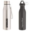 Signoraware Blaze Single Walled Stainless Steel Fridge Water Bottle, 1 Litre, Silver,Set of 1