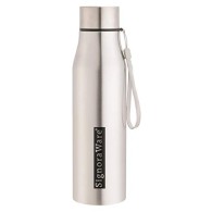 Signoraware Blaze Single Walled Stainless Steel Fridge Water Bottle, 1 Litre, Silver,Set of 1 Signoraware Blaze Single Walled Stainless Steel Fridge Water Bottle, 1 Litre, Silver,Set of 1
