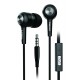 Philips Audio SHE1505 Wired in Ear Earphones with Mic (Black)