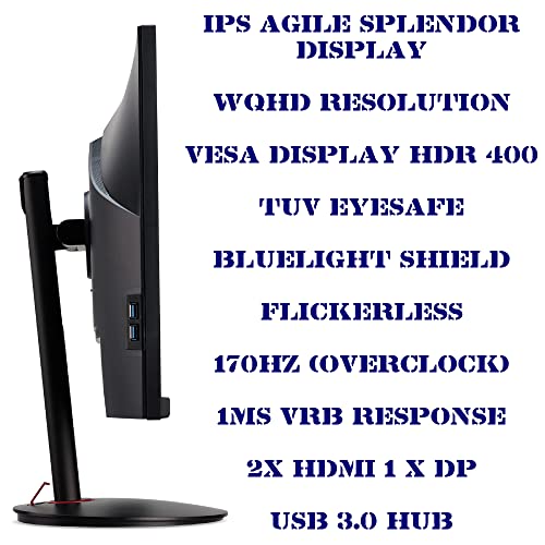 Acer Nitro VG271U 27 inch IPS WQHD (2560x1440) Pixels Gaming LCD Monitor Black Acer Nitro VG271U 27 inch IPS WQHD (2560x1440) Pixels Gaming LCD Monitor Black