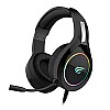 Havit H2232d Over Ear Wired Gaming Headset with Boom Microphone & RGB LED for PC