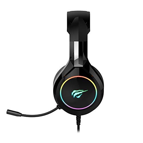 Havit H2232d Over Ear Wired Gaming Headset with Boom Microphone & RGB LED for PC Havit H2232d Over Ear Wired Gaming Headset with Boom Microphone & RGB LED for PC