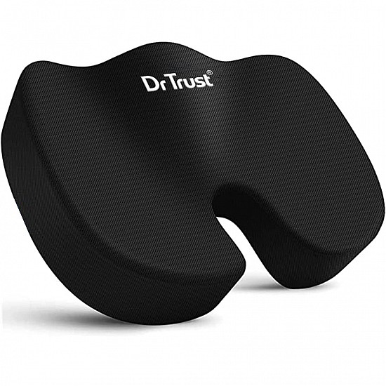 Dr Trust (USA Non-Slip Orthopedic Coccyx Seat Cushion for Tailbone and Sciatica Pain Relief Hip Support