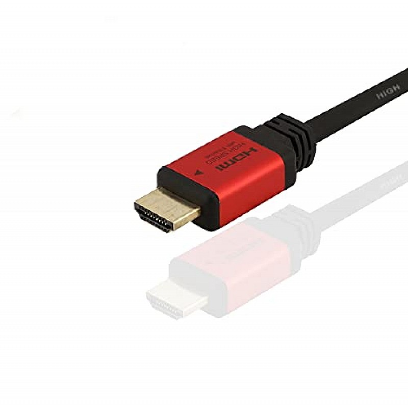 C&E 15 FT(4.5M) High Speed Ultra 4K HDMI Cable with Ethernet Red 15 Feet/4.5 Meters