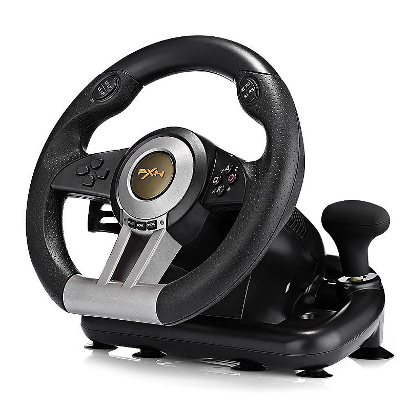 PXN V3Ii Racing Game Steering Wheel With Brake Pedal  Pc