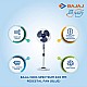 Bajaj Neo-Spectrum 400 mm Pedestal Fan (Blue)