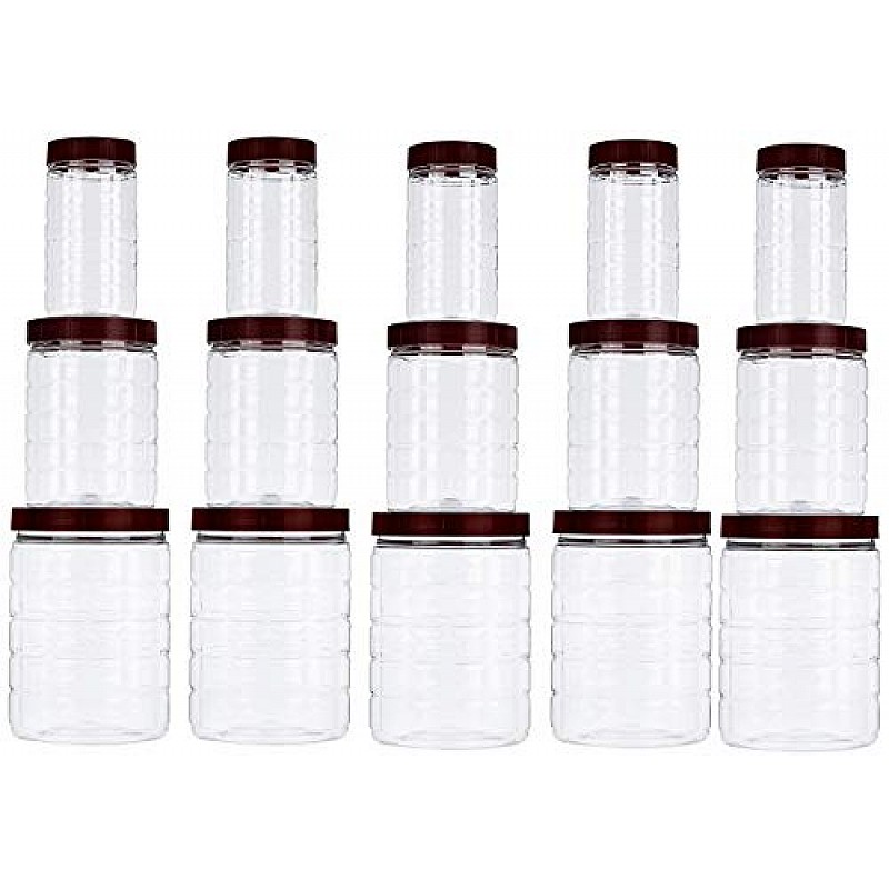 Amazon Brand Solimo Stainless Steel Tope Set (5 pieces, 420 ml , 550 ml, 840 ml, 1150 ml and 1550 ml