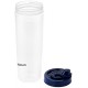 Amazon Brand - Solimo Plastic Oil Dispenser, Set Of 2 (1 L Each), Dark Blue, 1 liter