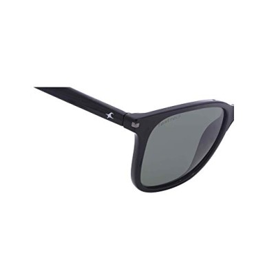 Fastrack Mens Polarized Wayfarer Sunglasses (P418GR4P, Black Frame, Green Lens, 53mm) Fastrack Mens Polarized Wayfarer Sunglasses (P418GR4P, Black Frame, Green Lens, 53mm)