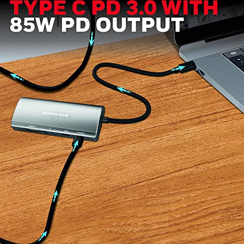 Honeywell 8-in-1 Type C Ultra Dock with 4K HDMI, VGA, RJ45 Ethernet C Devices- MacBook Laptop, PC, Thunderbolt 3 Honeywell 8-in-1 Type C Ultra Dock with 4K HDMI, VGA, RJ45 Ethernet C Devices- MacBook Laptop, PC, Thunderbolt 3