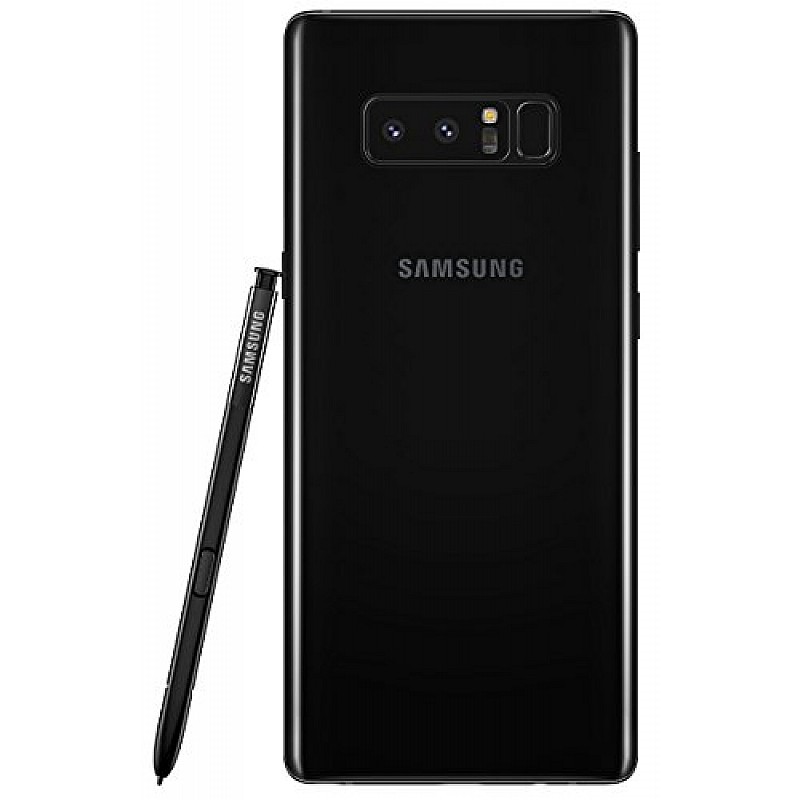 Samsung Galaxy Note 8 (Midnight Black, 6GB RAM, 64GB Storage) Refurbished