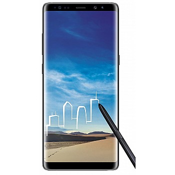 Samsung Galaxy Note 8 (Midnight Black, 6GB RAM, 128 GB Storage) Refurbished