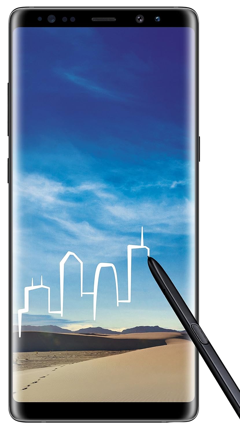 Samsung Galaxy Note 8 (Midnight Black, 6GB RAM, 64GB Storage