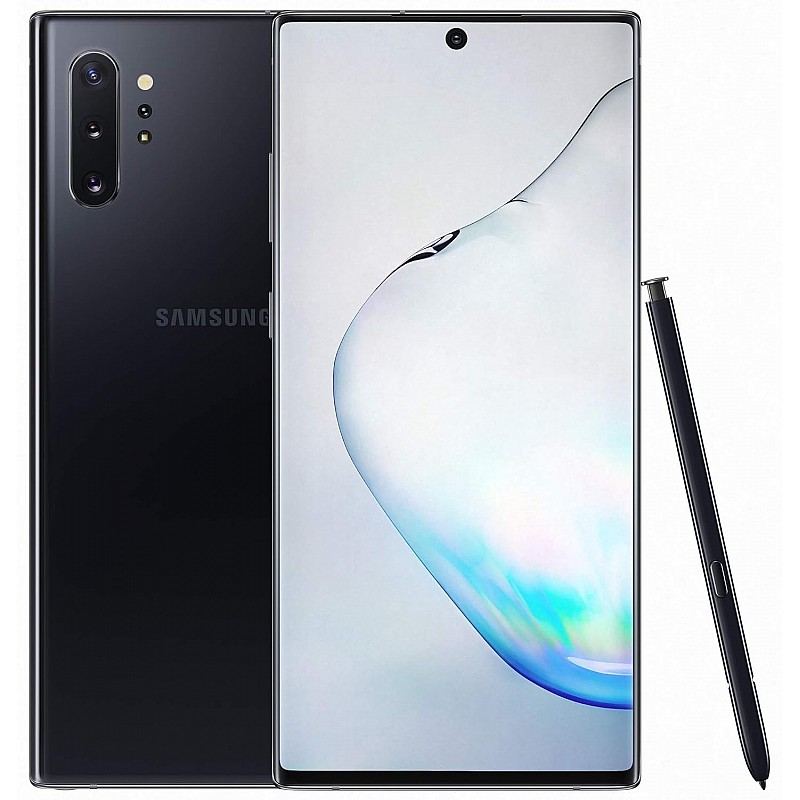 Samsung Galaxy Note10 Plus (Aura Black, 12GB RAM, 256GB Storage) Refurbished