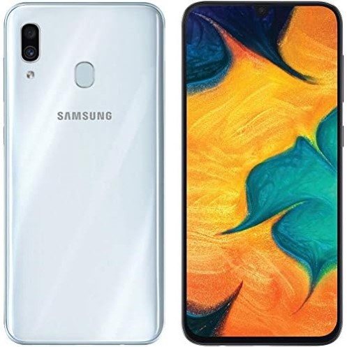Samsung Galaxy A30 3GB RAM,32GB Storage White refurbished
