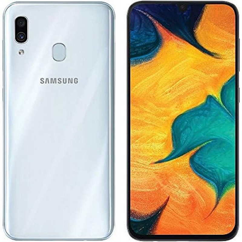 Samsung Galaxy A30 3GB RAM,32GB Storage White Refurbished