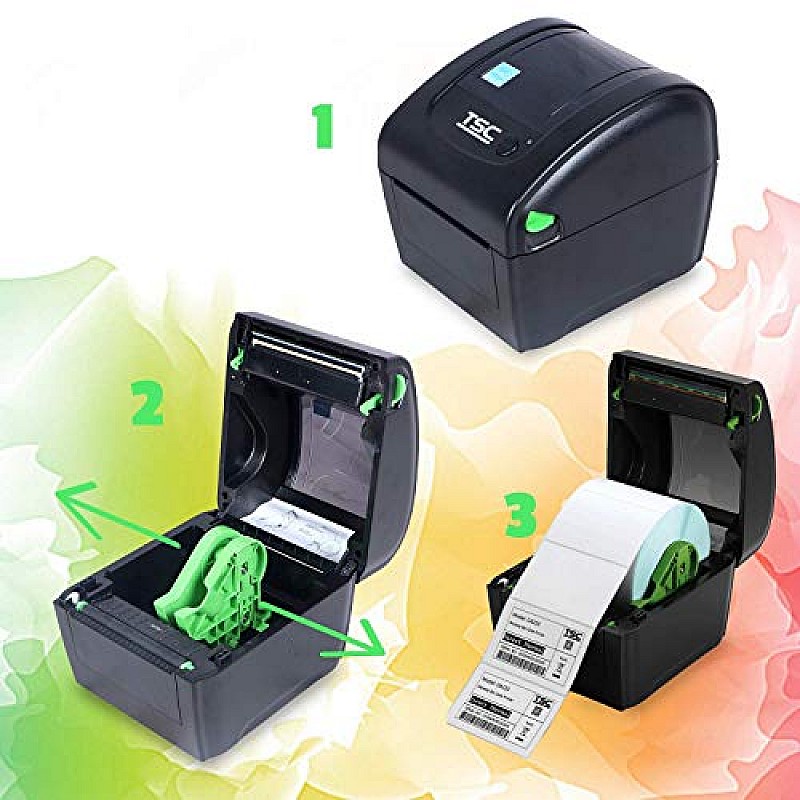 TSC DA 310 Desktop Direct Thermal Transfer 4 IPS & 300 DPI Barcode Shipping Label Printer Ideal for Seller Flex