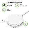 Belkin Boost Up Wireless Charging Pad -Qi Wireless Charger For Cellular Phones, Iphone Xs, Xs Max, Xr, X, 8, 8+/ (White, 10W)