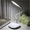 AIRTREE Plastic Rechargeable LED Table Lamp (White)