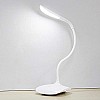 AIRTREE Plastic Rechargeable LED Table Lamp (White)