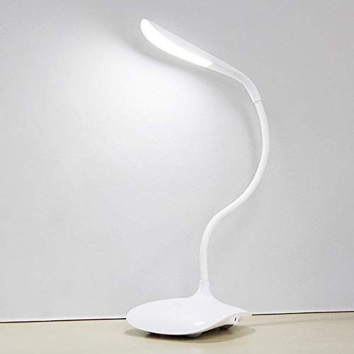 AIRTREE Plastic Rechargeable LED Table Lamp (White)