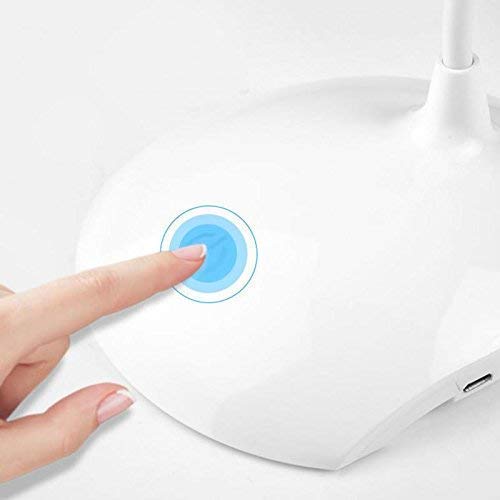AIRTREE Plastic Rechargeable LED Table Lamp (White)