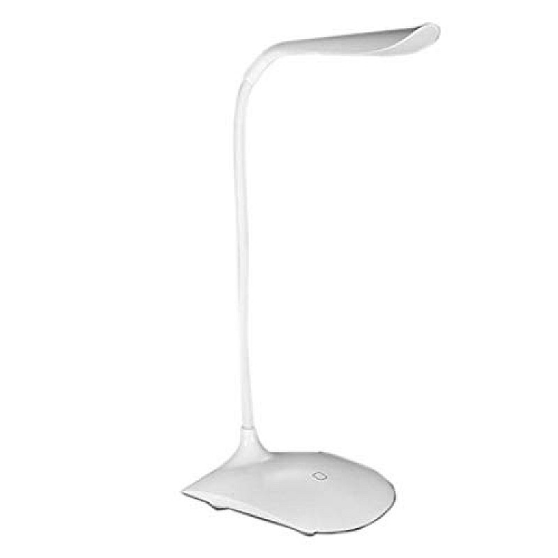 AIRTREE Plastic Rechargeable LED Table Lamp (White)