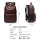 AirCase Vegan Leather Laptop Bag Backpack for Men & Women 22 l Tan/Brown Fits upto 15.6 inch laptop