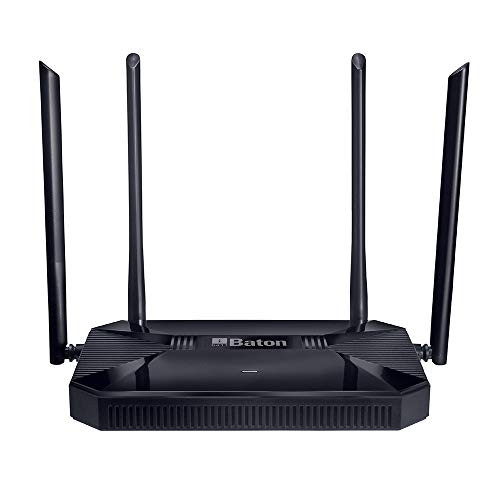 iBall Baton iB-WRD12GN, 1200M Mesh Gigabit Dual Band Wireless AC Router, (Black) iBall Baton iB-WRD12GN, 1200M Mesh Gigabit Dual Band Wireless AC Router, (Black)