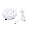 Generic TM 2In1 Mini Washing Machine Portable Rotating Ultrasonic Turbine Washer