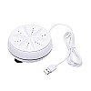 Generic TM 2In1 Mini Washing Machine Portable Rotating Ultrasonic Turbine Washer