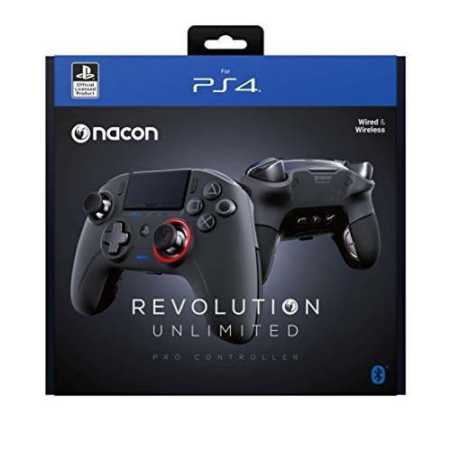 Nacon PS4 Revolution Unlimited Pro Controller Joystick (Black, For PS4) Nacon PS4 Revolution Unlimited Pro Controller Joystick (Black, For PS4)
