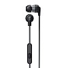 Skullcandy Ink'd+ in-Ear Wired Earbuds, Microphone, Works with Bluetooth Devices and Computers -Black Gray