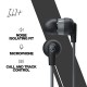 Skullcandy Ink'd+ in-Ear Wired Earbuds, Microphone, Works with Bluetooth Devices and Computers -Black Gray