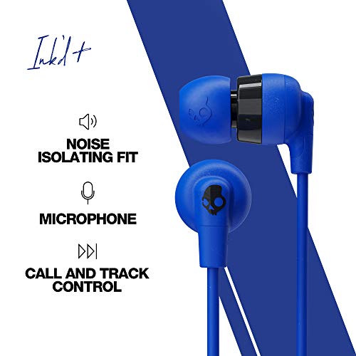 Skullcandy Inkd Plus Wired in-Earphone with Mic (Cobalt Blue) Skullcandy Inkd Plus Wired in-Earphone with Mic (Cobalt Blue)