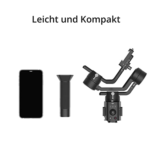 DJI RSC Lightweight and Compact, Superior Stabilization, 3-Axis Gimbal Stabilizer for Mirrorless Cameras, Nikon, Sony, Panasonic, Canon Black DJI RSC Lightweight and Compact, Superior Stabilization, 3-Axis Gimbal Stabilizer for Mirrorless Cameras, Nikon, Sony, Panasonic, Canon Black