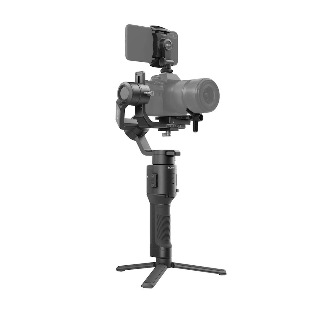 DJI RSC Lightweight and Compact, Superior Stabilization, 3-Axis Gimbal Stabilizer for Mirrorless Cameras, Nikon, Sony, Panasonic, Canon Black