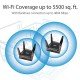 ASUS RT-AX92U (2 Pack) AX6100 1 Gbps Tri-Band WiFi Router 6 (Black)