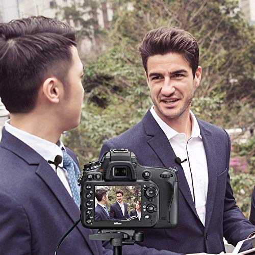 Maono AU-200 Dual Collar Auxiliary Omnidirectional Lavalier Microphone, Condenser Clip on Mic For Youtube Recording, Mobile phone, Pc (Black) Maono AU-200 Dual Collar Auxiliary Omnidirectional Lavalier Microphone, Condenser Clip on Mic For Youtube Recording, Mobile phone, Pc (Black)