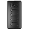 Ambrane 20000mAh Power Bank with 20W Fast Charging, Triple Output, Power Deliver Made in India Black