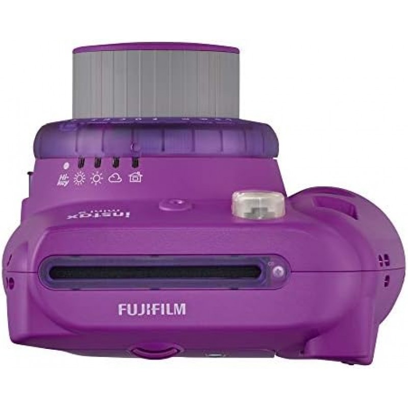 Fujifilm Mini 9 Instant Camera with Clear Accents (Clear Purple)