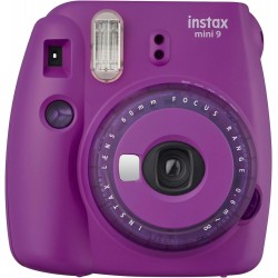 Fujifilm Mini 9 Instant Camera with Clear Accents (Clear Purple)
