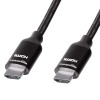 amazon basics High-Speed 4K HDMI Cable with Braided Cord, 3 Feet Black