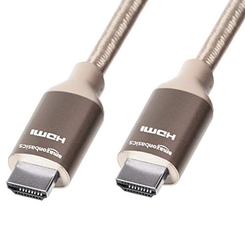 amazon basics High-Speed 4K HDMI Cable with Braided Cord, 3 Feet Black