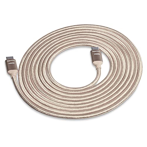 amazon basics High-Speed 4K HDMI Cable with Braided Cord, 3 Feet Black