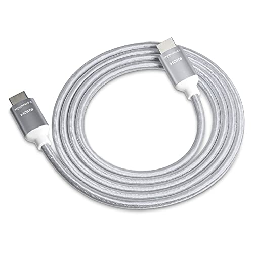 amazon basics High-Speed 4K HDMI Cable with Braided Cord, 3 Feet Black