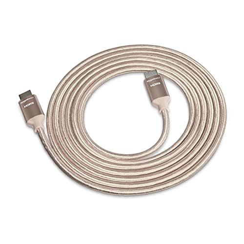 amazon basics High-Speed 4K HDMI Cable with Braided Cord, 3 Feet Black